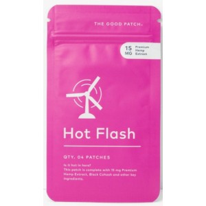 TGP 4pk hot flash CBD patch